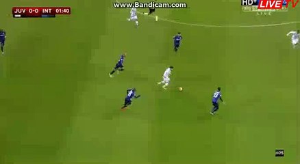 Juventus 1st BIG CHANCE Juventus 0-0 Inter Milan Tim CUP