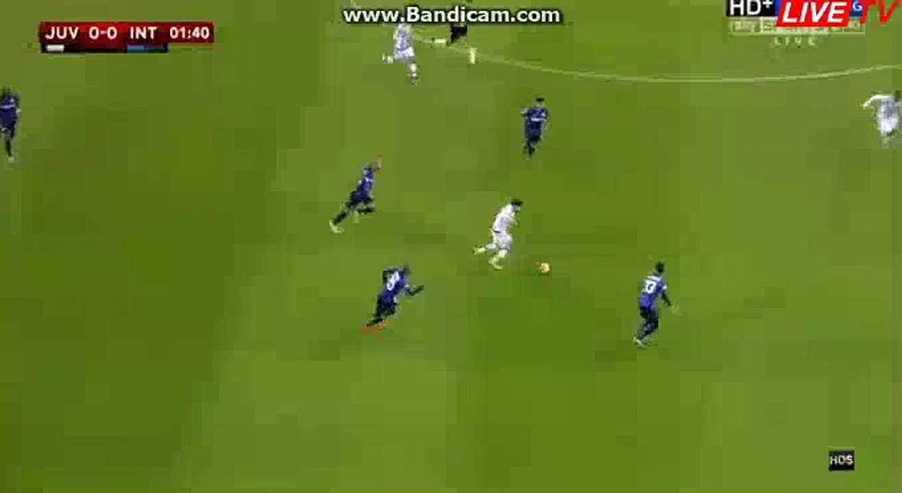 Juventus 1st BIG CHANCE Juventus 0-0 Inter Milan Tim CUP