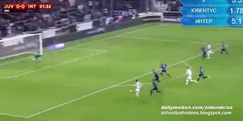 Asamoah Fantastic Super Chance - Juventus v. Inter 27.01.2016 HD