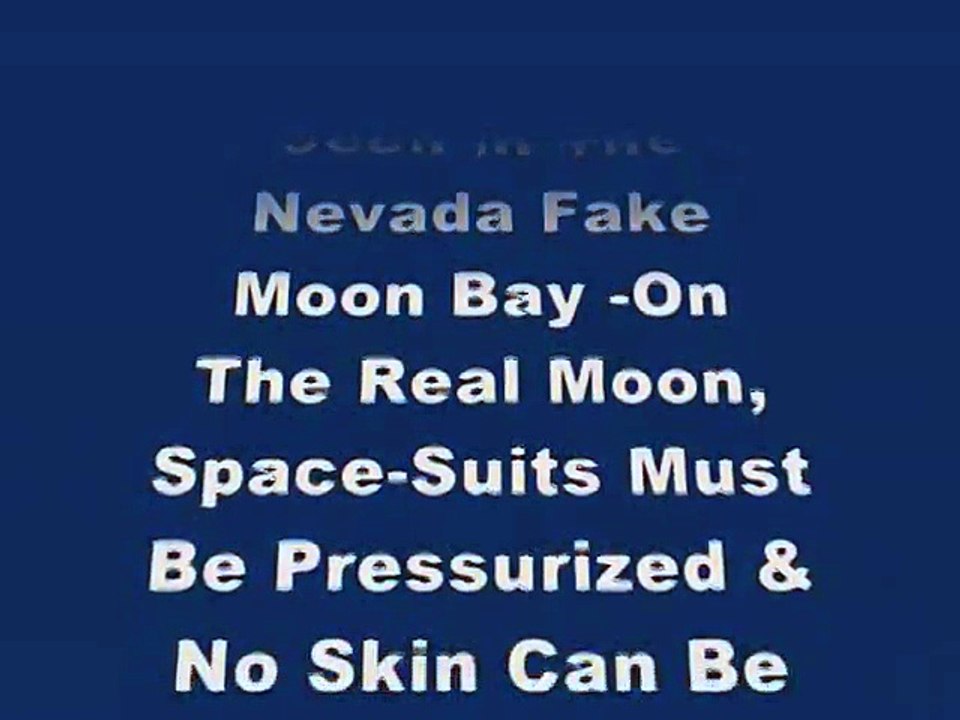 Moon Landing Hoax Apollo 17 - Astronaut's Naked Face is Seen in The Nevada Fake Moon Bay