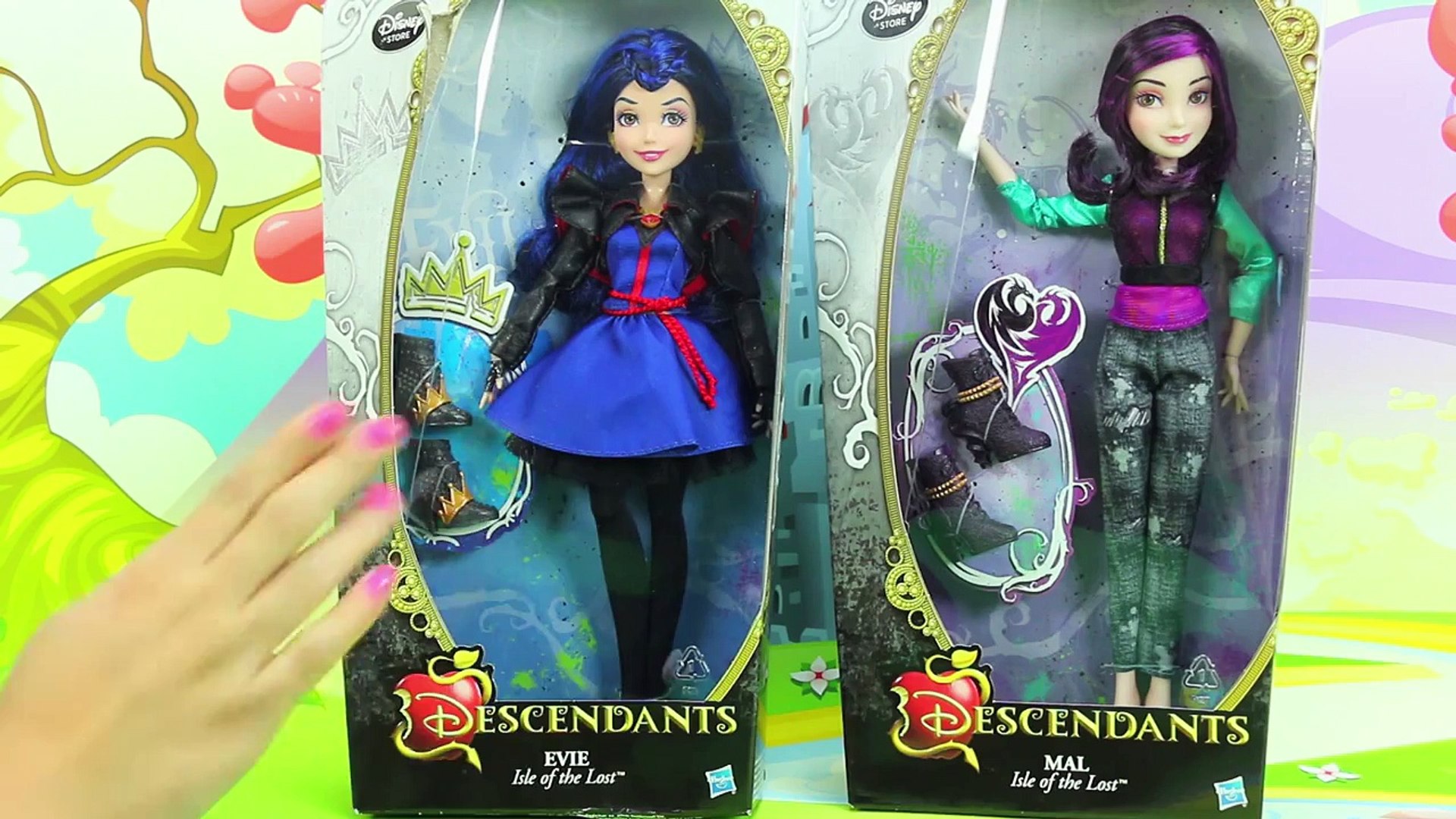 mal and maleficent dolls