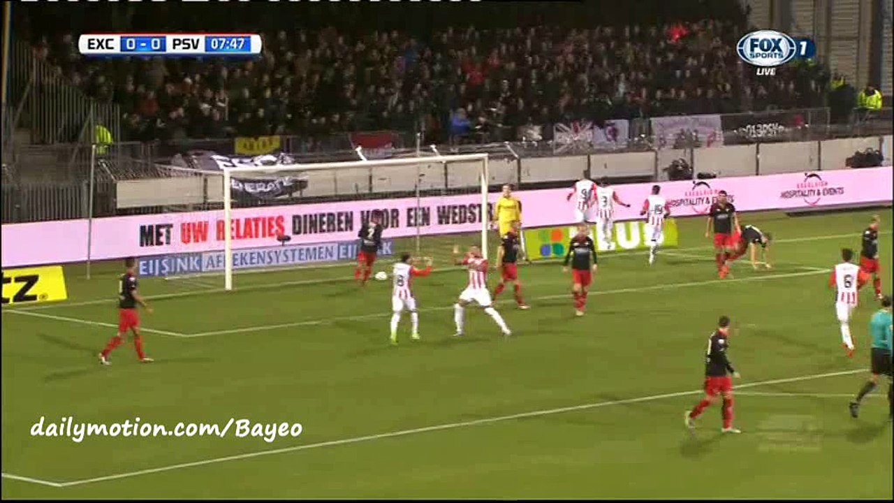 Luuk de Jong Goal HD - Excelsior 0-1 PSV - 24-01-2016 Eredivisie