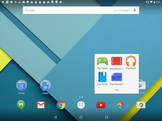 Make folders in android lollipop