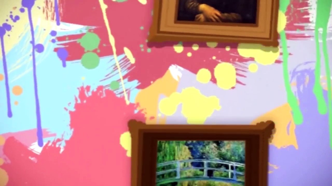 Мультфильмы для малышей Маленький художник, рис...