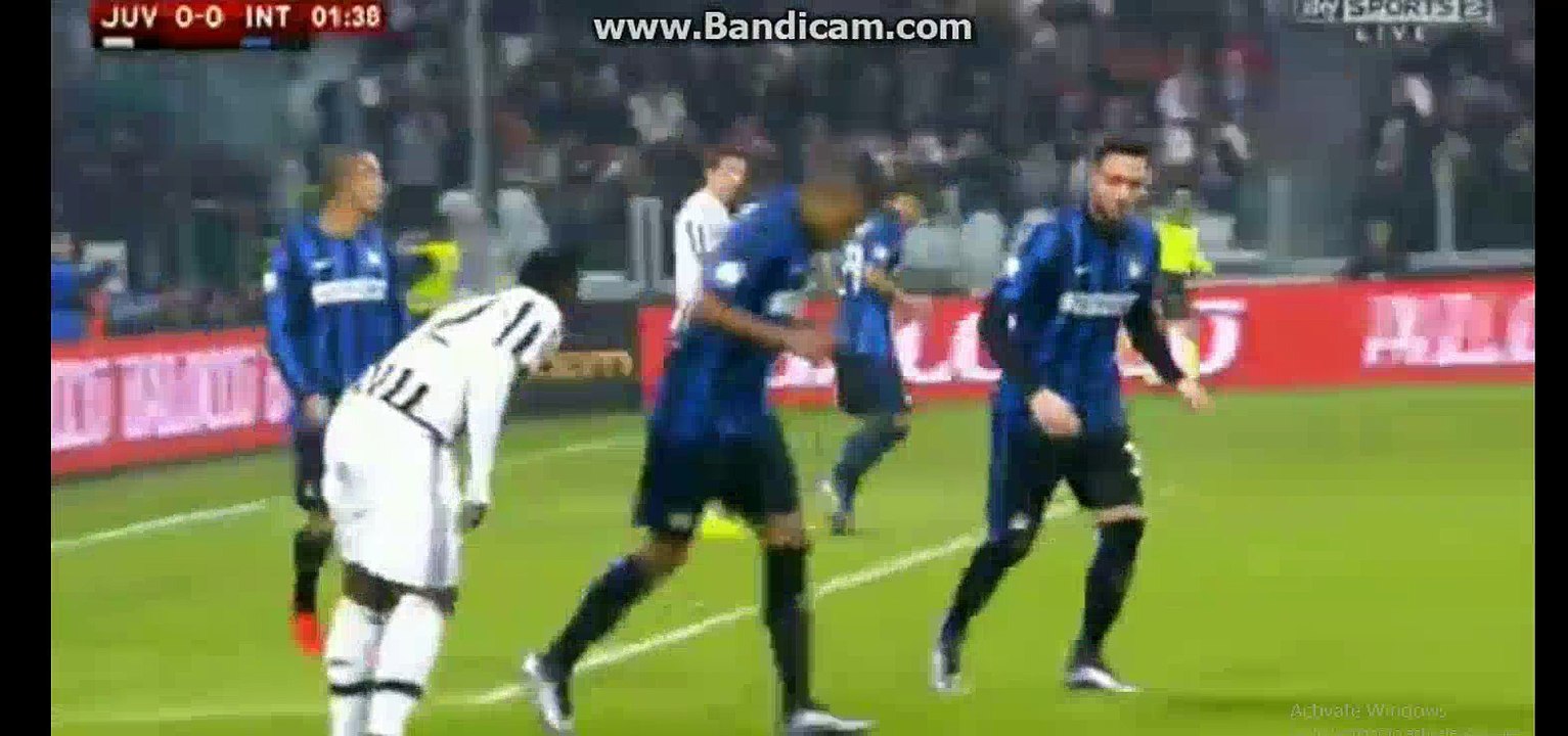 Evra Incredilbe Miss Juventus 0-0 Inter 27-01-2016
