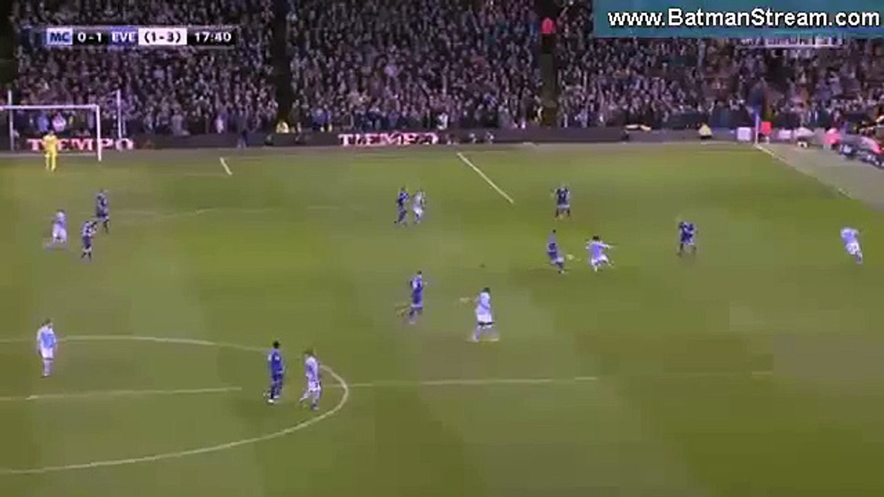 MANCHESTER CITY VS EVERTON City 1-1 Ross Barkley Goal
