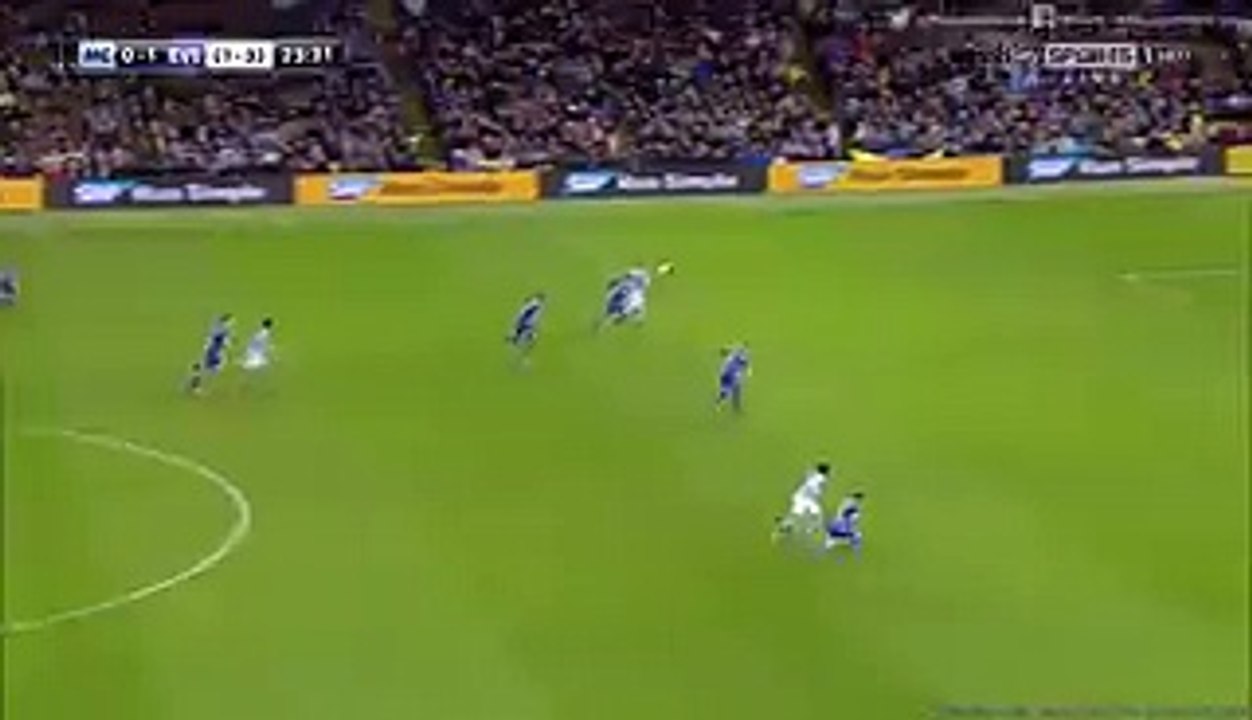 1-1 Fernandinho - Manchester City v. Everton - Capital One Cup 27.01.2016 HD