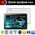 Free Shipping Tablet PC 10 inch A33 Quad Core 1GB RAM 8GB ROM 10.1 Inch Allwinner A33 Dual Camera 1024*600 Capacitive Tablets PC-in Tablet PCs from Computer