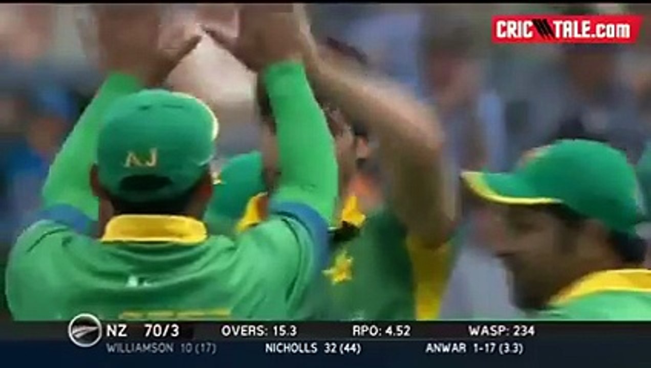 Anwar Ali dismissed two main batsman, Anwar's aggression like emoticon