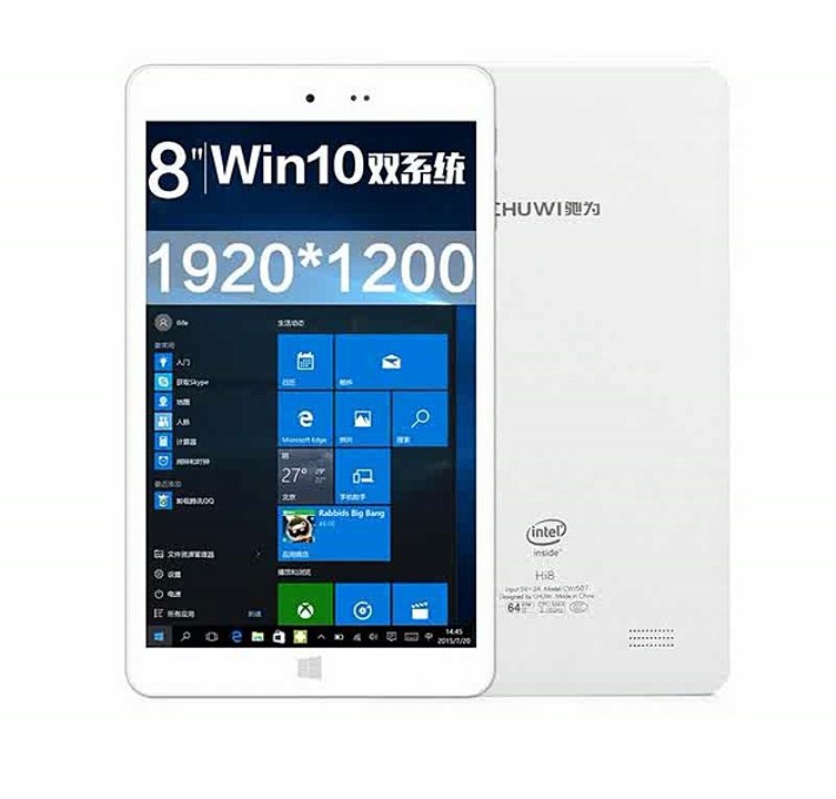 Newest 8'-'- Chuwi HI8 Dual boot Windows 10+Android4.4 tablets pc Intel Z3736F Quad Core 2GB RAM 32GB ROM 1920*1200 multi language-in Tablet PCs from Computer