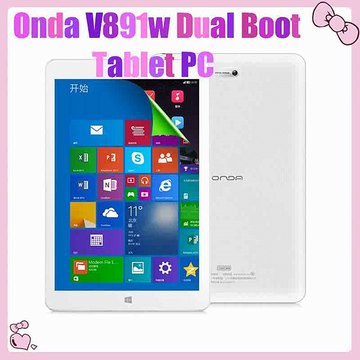 Onda V891w Dual Boot Tablet PC 8.9 Inch Windows 8.1+Anroid 4.4 Intel Z3735F 64Bit Quad Core 2GB RAM 64GB ROM IPS 1920*1200 O BOX-in Tablet PCs from Computer