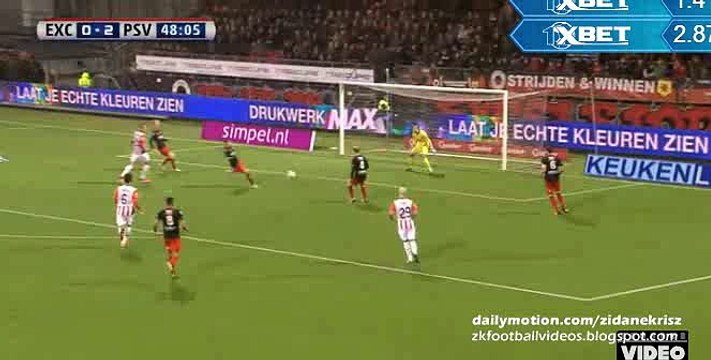 0-2 Jorrit Hendrix - Excelsior v. PSV Eindhoven 27.01.2016 HD