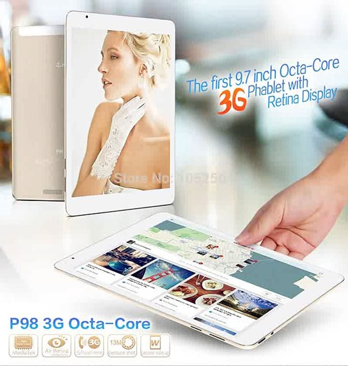 9.7'-'- Teclast P98 3G Octa Core/Quad Core Phone Call Tablet MTK8392/MTK8135 16GB/32GB ROM 13.0MP IPS  2048x1536 Android 4.4-in Tablet PCs from Computer