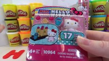 HUGE Hello Kitty Play Doh SURPRISE Egg ❤ Cool Toys from Fashems and Mega Bloks