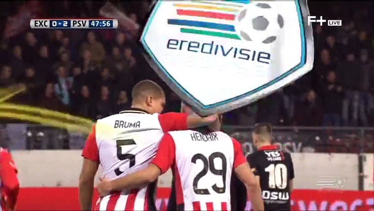 0-2 Jorrit Hendrix Goal Holland  Eredivisie - 27.01.2016, SBV Excelsior 0-2 PSV Eindhoven