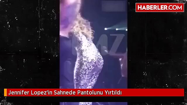 Jennifer Lopez'in Sahnede Pantolunu Yırtıldı Jennifer Lopez's pants were torn