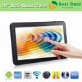 DHL Free Shipping 10 inch Tablet PC Allwinner A33 Quad Core 1.3GHz Android 4.4 1024*600 Capacitive Screen 1GB/8GB Buetooth WiFi-in Tablet PCs from Computer