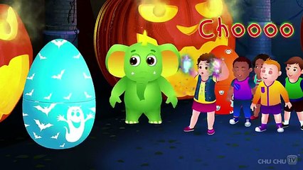 Halloween Surprise Eggs - Halloween Trick or Treat Costumes - Spooky Halloween Surprise - ChuChu TV