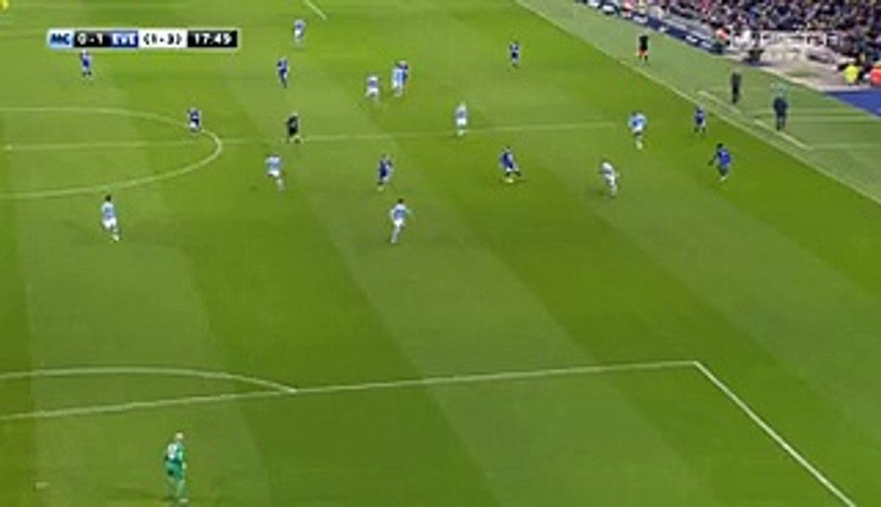 All Goals HT - Manchester City 1-1 Everton - England - League Cup 27.01.2016