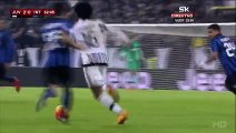 2-0 Álvaro Morata Goal Italy  Coppa Italia  Semifinal - 27.01.2016, .Juventus FC 2 0- Inter Milano