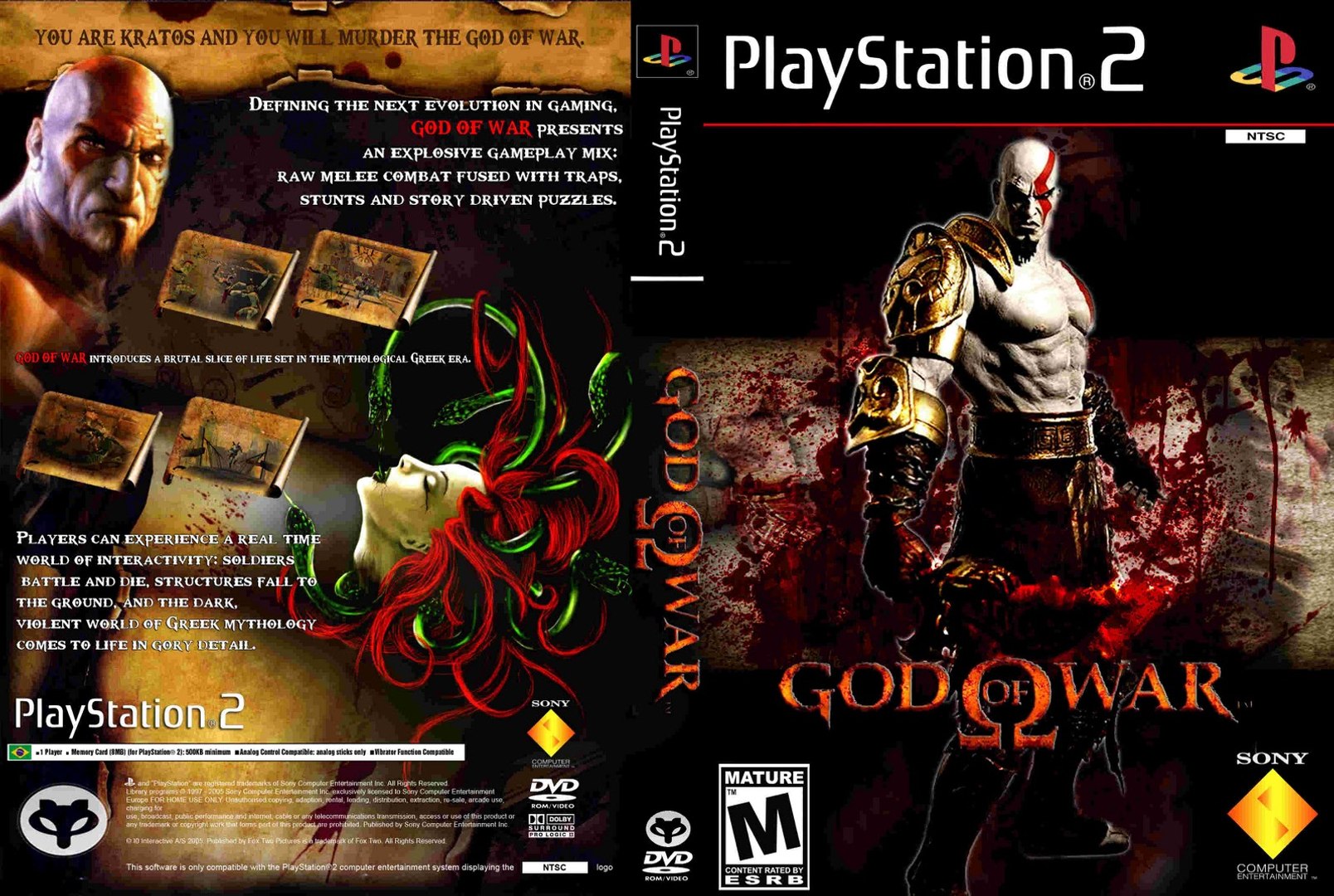 God of War 1 - God Mode (very hard) - #1 Prologue PS2 - video Dailymotion