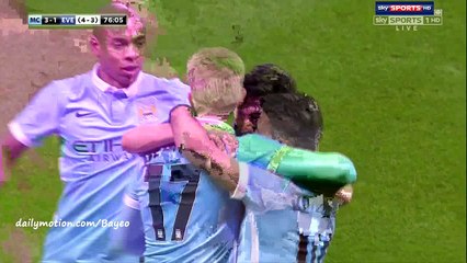 Sergio Aguero Goal HD - Manchester City 3-1 Everton - 24-01-2016 Capital One Cup