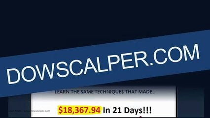 DOWSCALPER STYLE SCALPING -