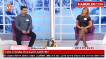 Esra Erol’da Rus Gelin Çıldırttı.Damat Adayı Çiçekleri Kafasına Attı Gitti..