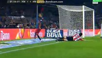 Neymar Big  Chance Barcelona 1-1 Athletico Club 27-01-2016