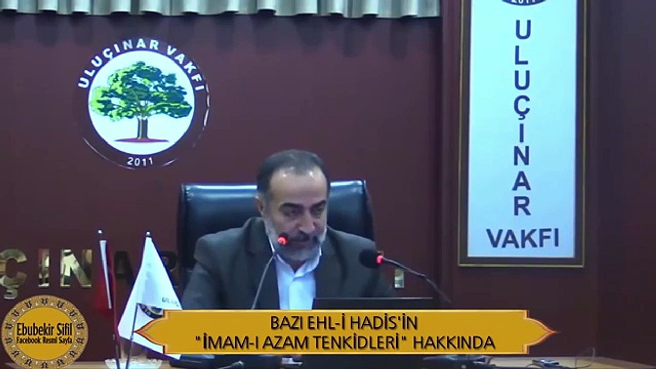 BAZI EHL-İ HADİS'İN 'İMAMI AZAM TENKİDLERİ' HAKKINDA -  EBUBEKİR SİFİL HOCA