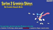 Sorteo 2 Greninja Shinys de Evento Super Smash Bros!
