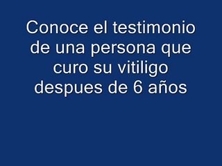 Milagro para el vitiligo