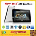 DHL Free Shipping 10 inch Quad Core Tablet PC Allwinner A33 1GB/8GB Dual Camera Bluetooth Android 4.4  Cheap Tablet 10 INCH-in Tablet PCs from Computer