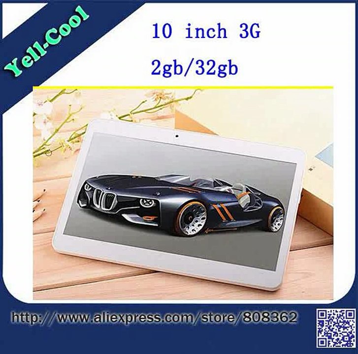 DHL CN Free Shipping 2015 Newest MTK6582 Quad Core 3G Phone Call 10 inch Tablet PC 2GB RAM 32GB ROM 5.0MP Bluetooth GPS-in Tablet PCs from Computer