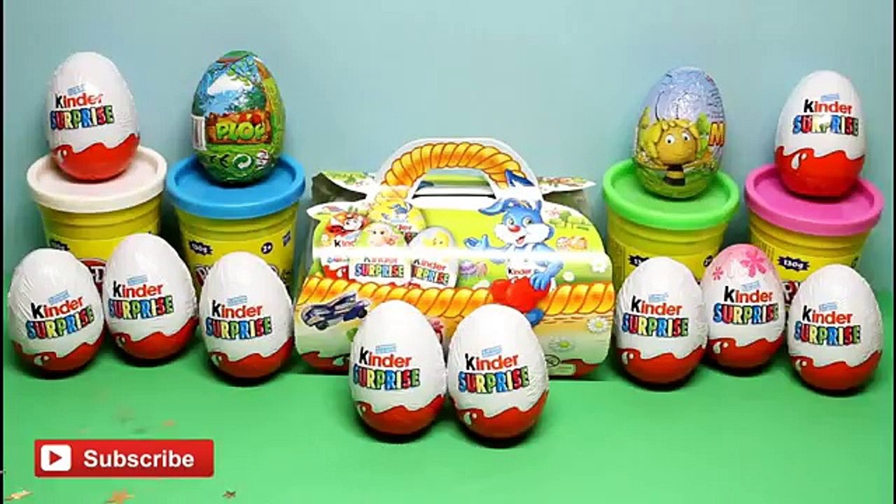 Surprise Eggs!!! The Smurfs, Cars, Kinder Surprise Eggs Unboxing, Huevos Sorpresa