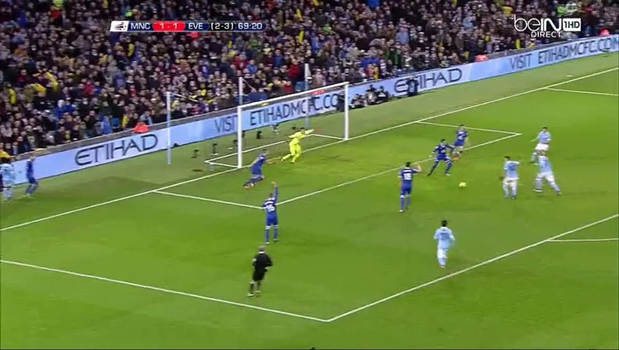 Manchester City 3-1 Everton  - All Goals HD - 27.01.2016