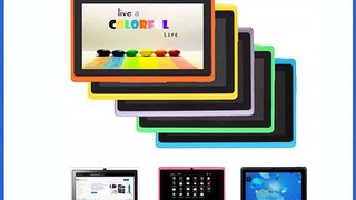 5pcs/lot Q88 Dual Core Tablet PC 7inch Android 4.2 Allwinner A23 Dual camera 512MB/4GB 10 Colors, DHL Free Shipping-in Tablet PCs from Computer