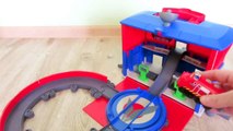 Chuggington HD Trains in Portable depo toys for kids tv StackTrack паровозики чаггингтон депо