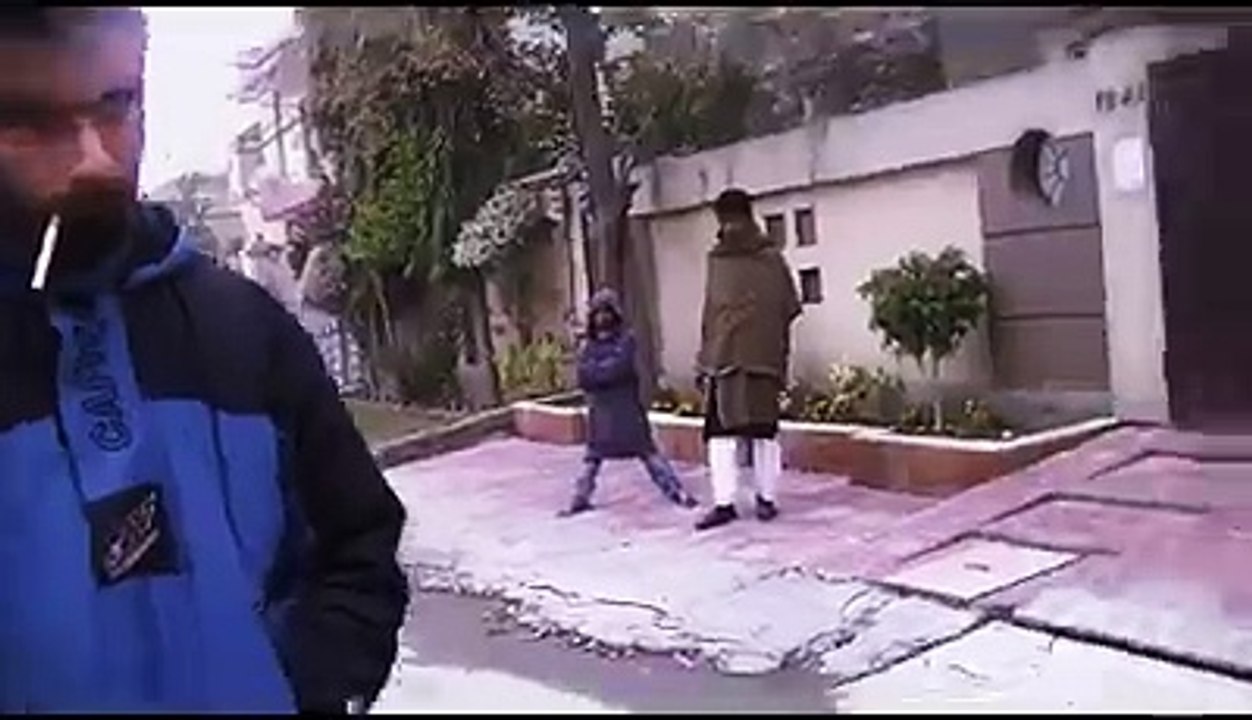 Fighting with each other