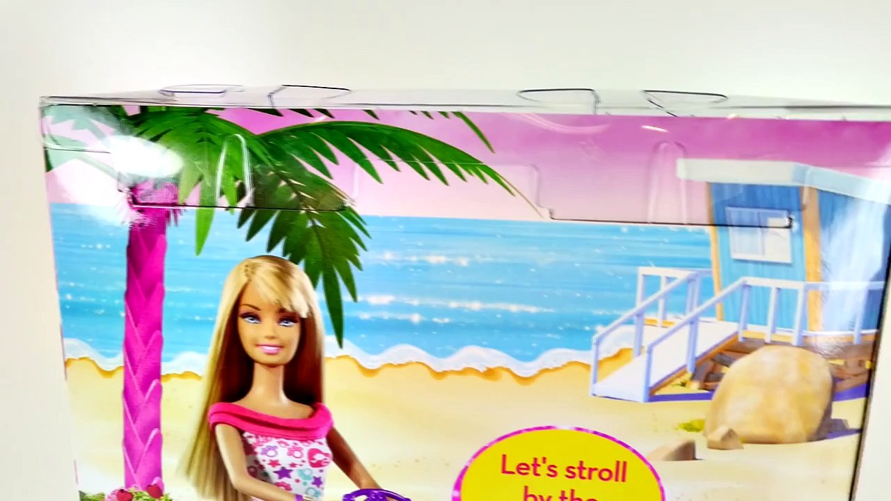 Barbies Puppy Stroller Taffy Really Walks! Barbie Pets ZELFS FURBY Toy Review DCTC