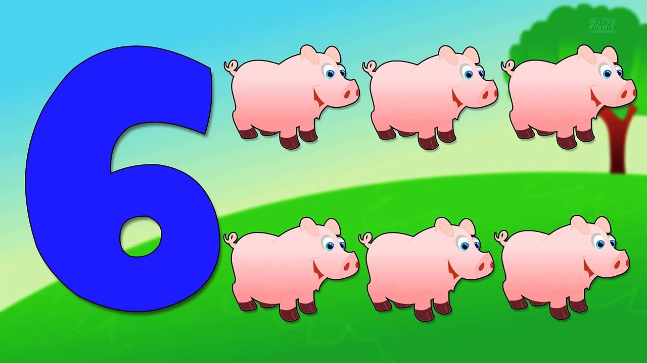 Pigs Numbers | Learn numbers from 1 to 8