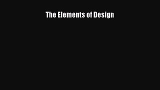The Elements of Design  Free Books