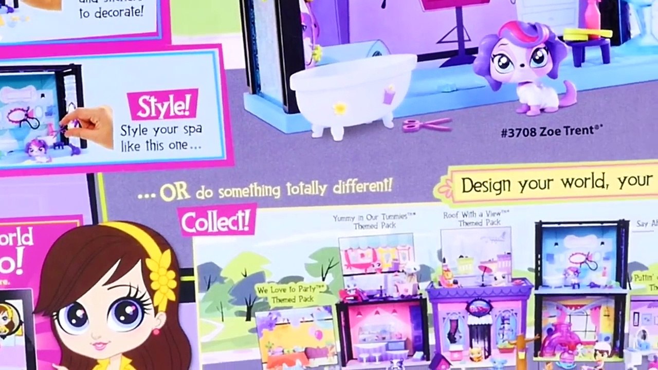 Play Doh Spa Littlest Pet Shop 35 Piece Say Ahh To The Spa Zoe Trent Customizable LPS Toys DCTC