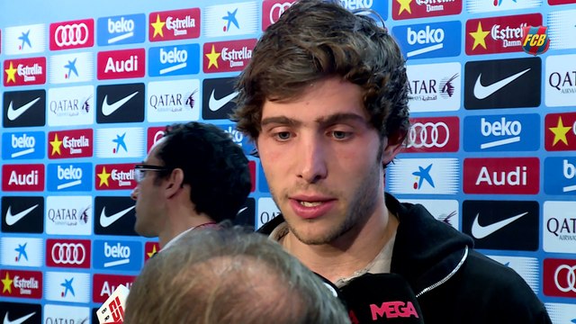 Sergi Roberto i Ter Stegen valoren la victòria contra l’Athletic Club a La Copa (3-1)
