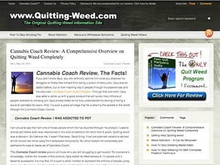 Cannabis Coach Review. Everything You Need To Know To Quit Smoking Pot!