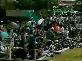 Shahid Afridi 102 runs off 37 balls vs Srilanka - Fastest Century in World Cup History