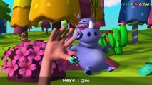 Rhino Finger Family 3D Rhymes | Finger Family 3D Rhymes | Nursery Rhymes For Kids