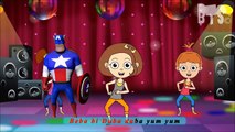 Gummy Bear Song Nursery Rhyme: Iron Man, Batman, Spiderman Kids Playground