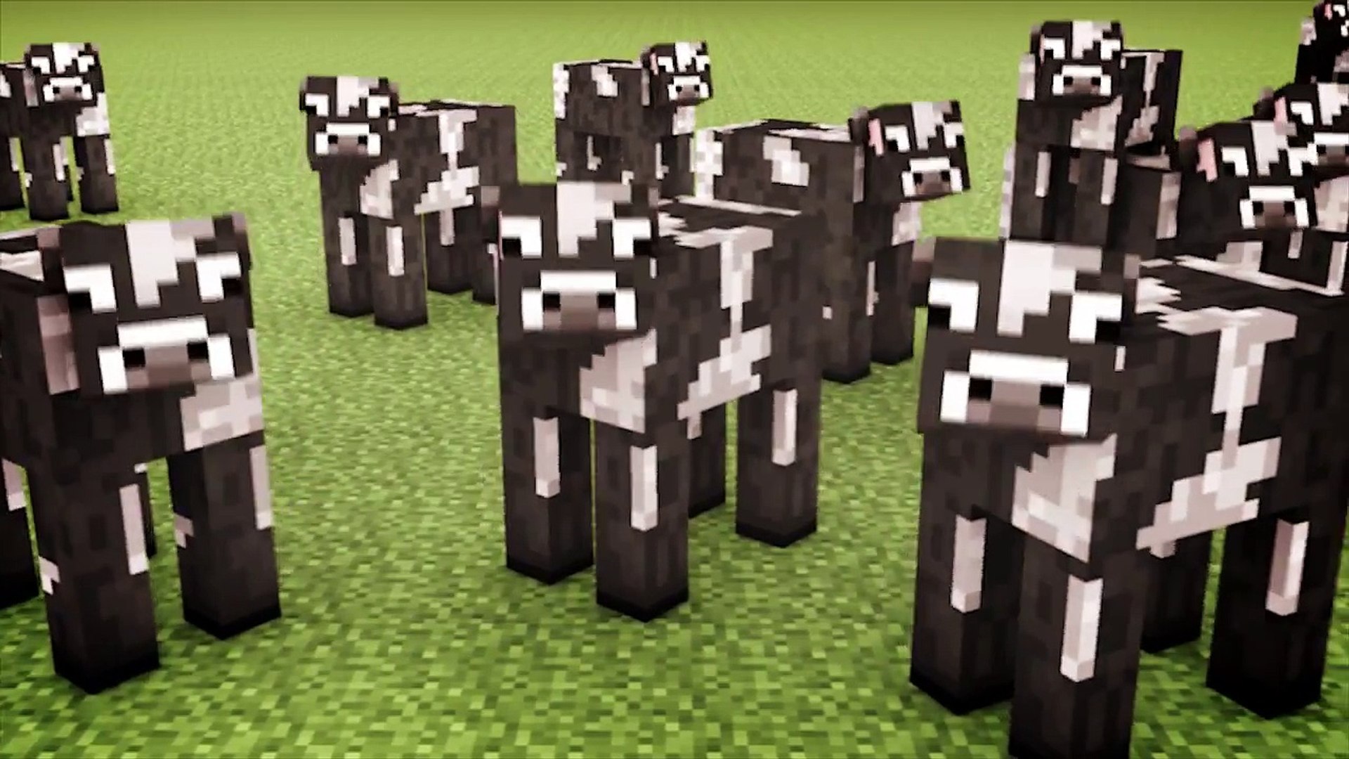 Minecraft Cows & Minecraft Cows & Minecraft Cows (Minecraft Animation)