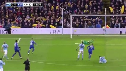 MANCHESTER CITY - EVERTON 3-1  HIGHLIGHTS  27-01-16 (HD)